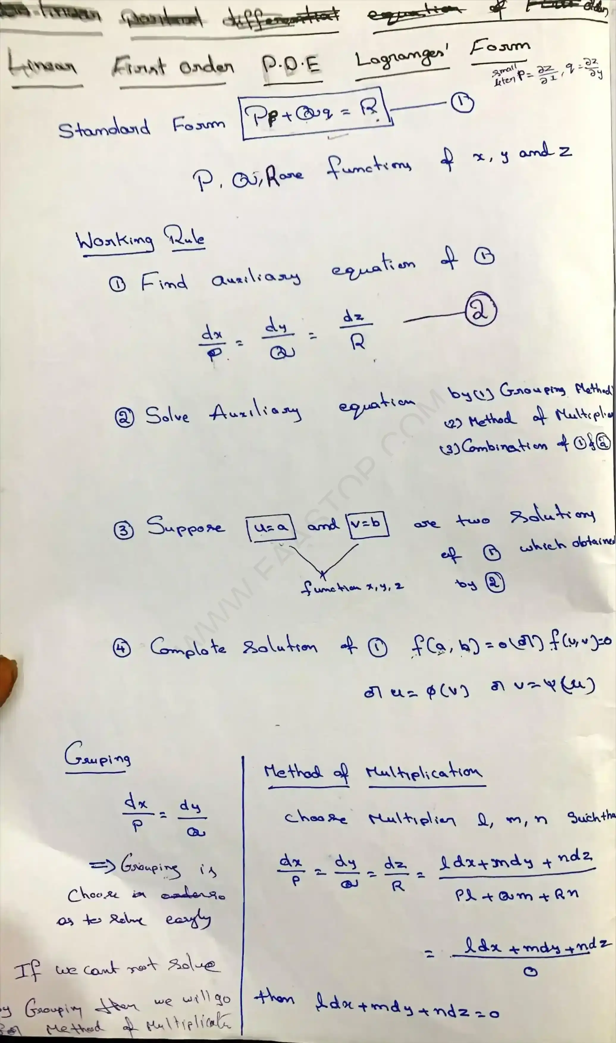 Page 12 of Partial Differential Equations