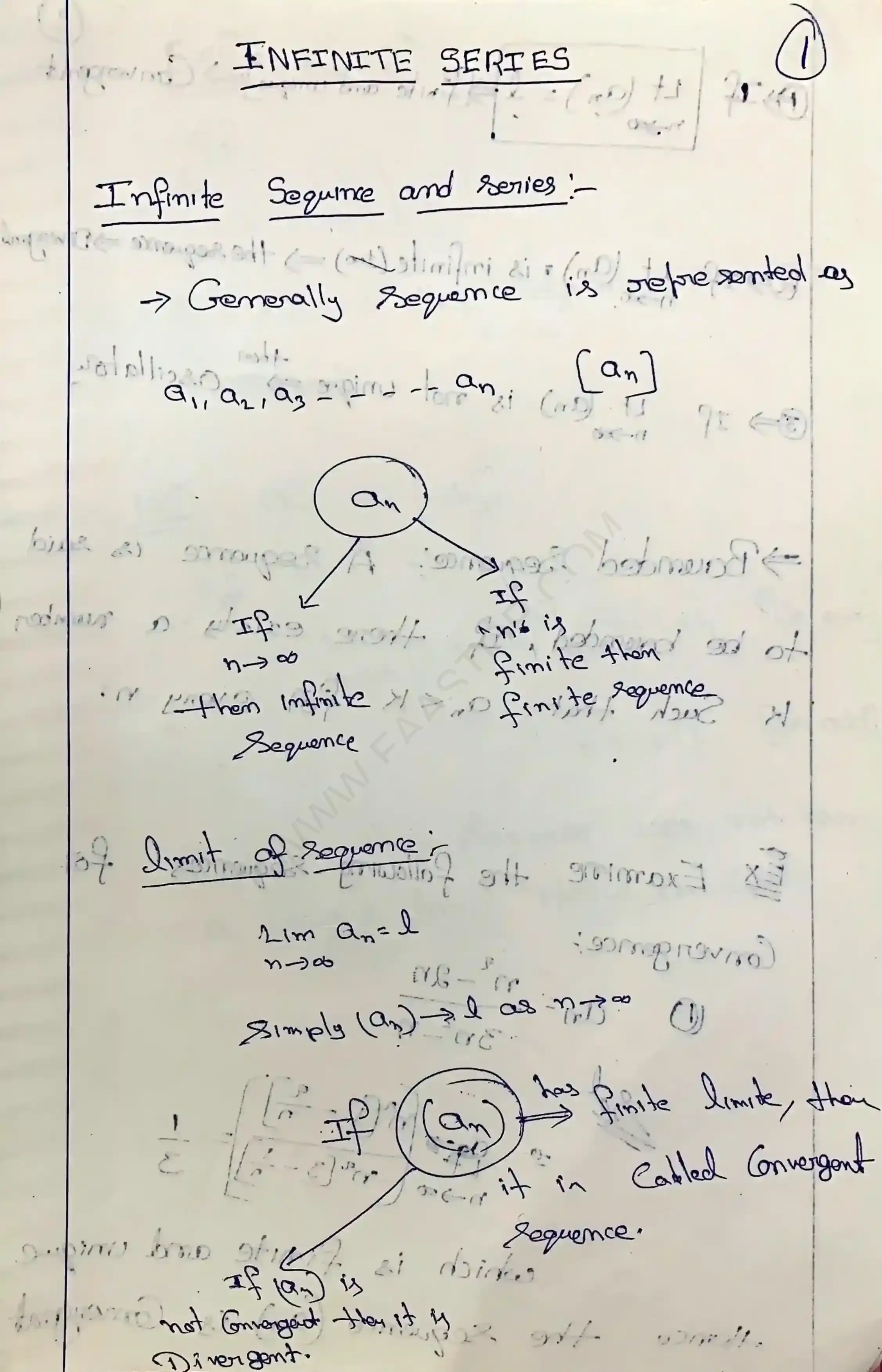 Page 1 of Sequence and Series