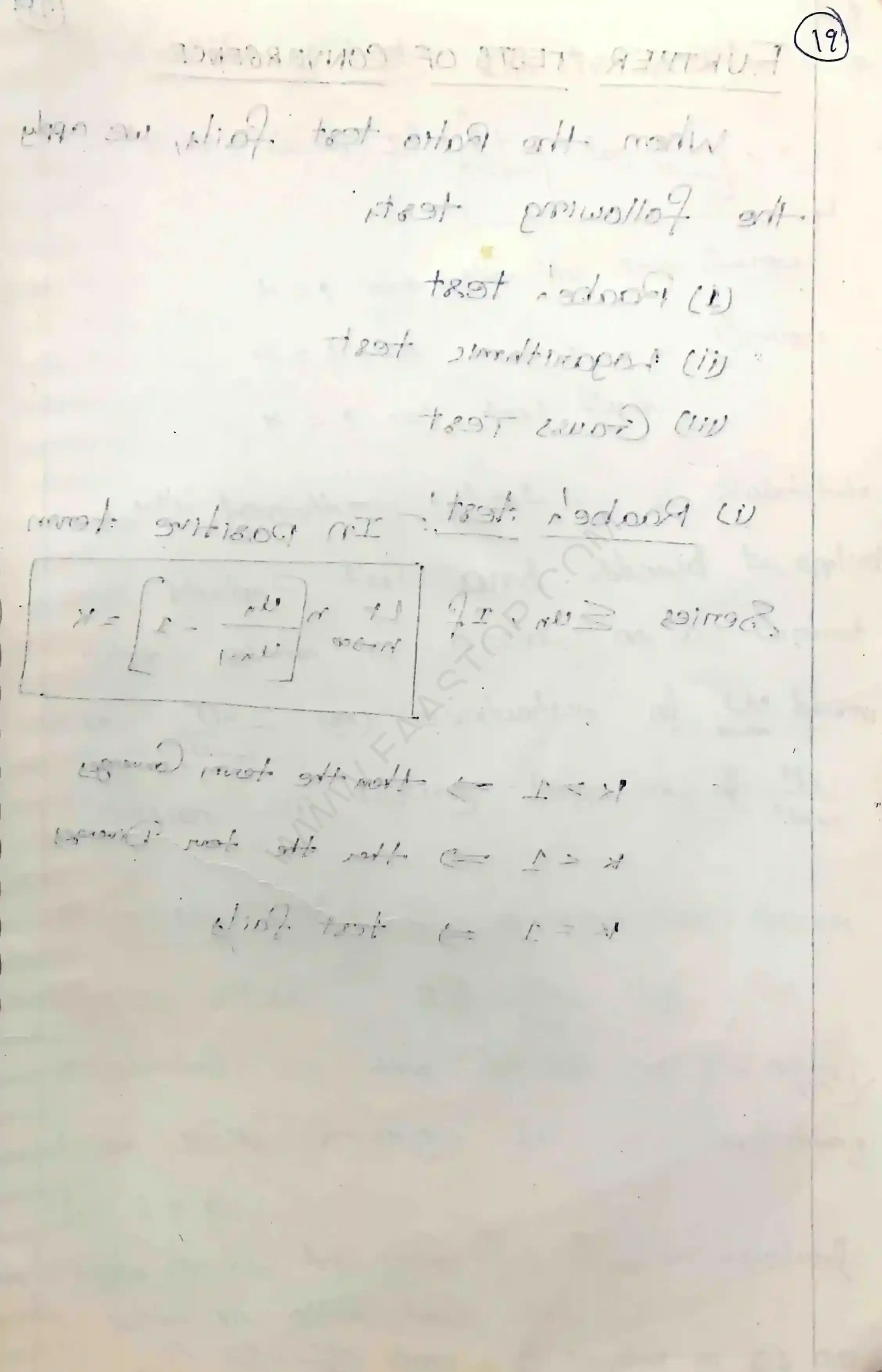 Page 19 of Sequence and Series