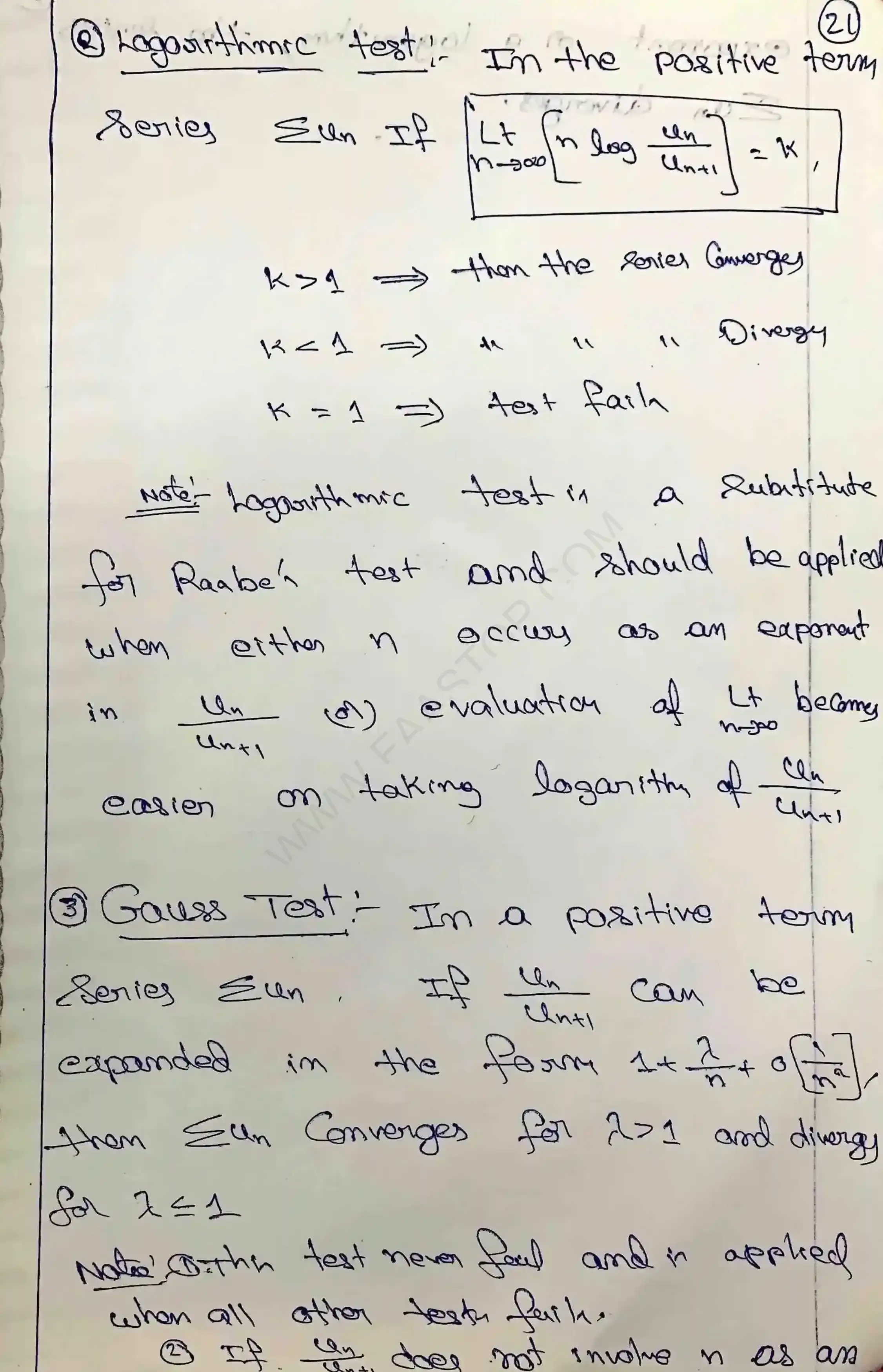 Page 21 of Sequence and Series