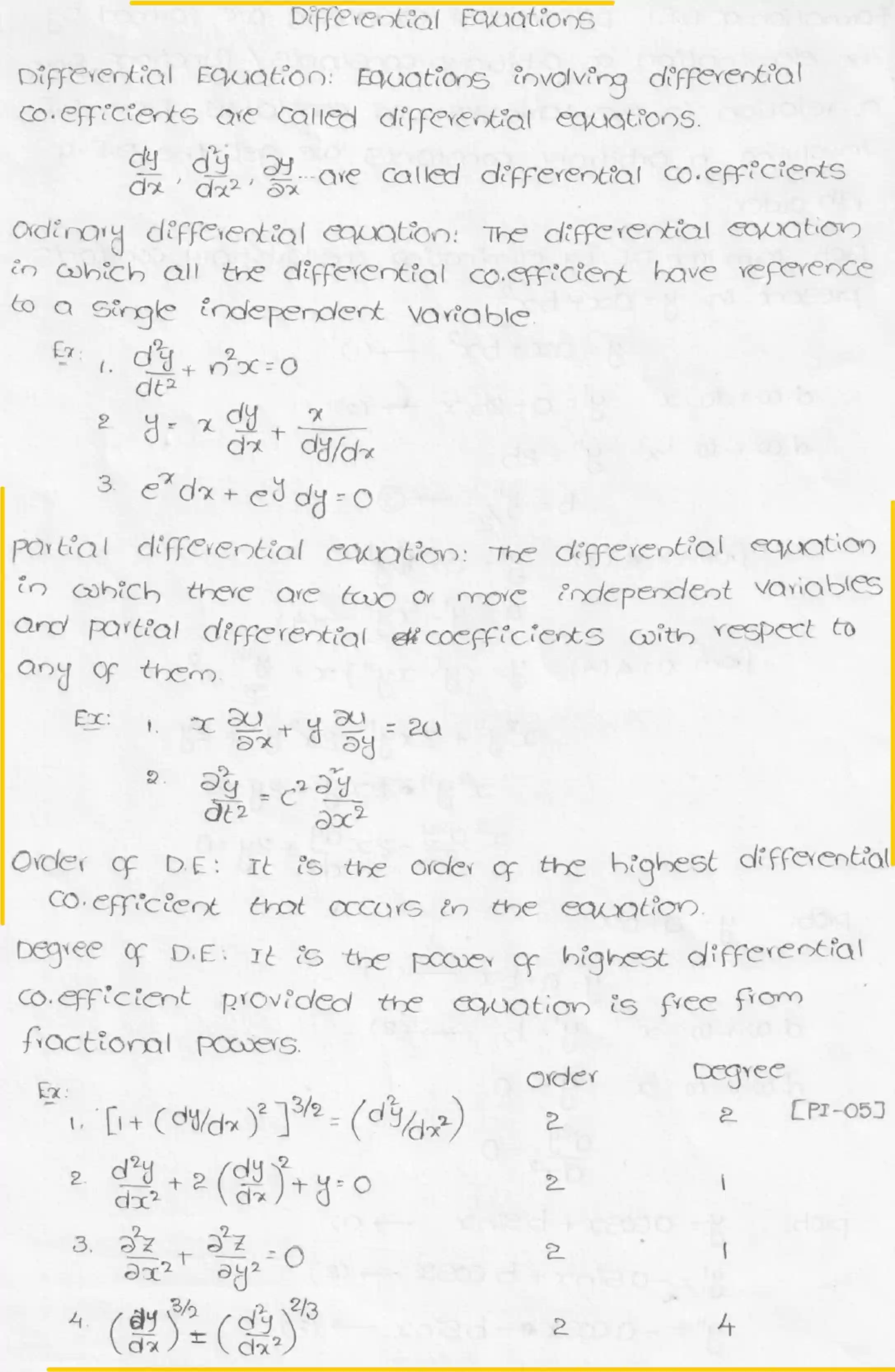 Page 2 of Differential Equations