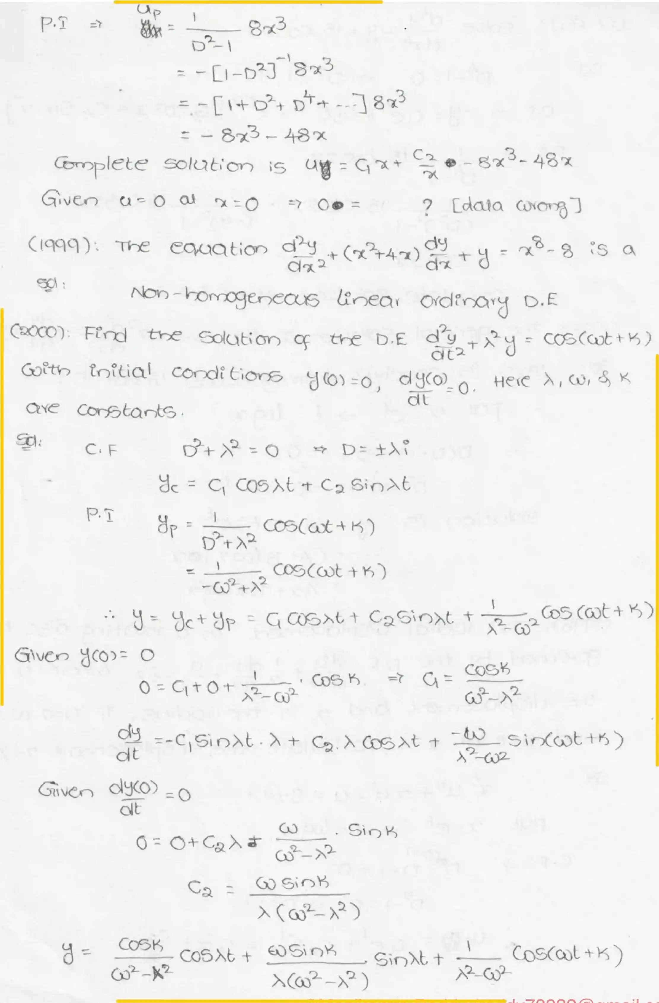 Page 33 of Differential Equations