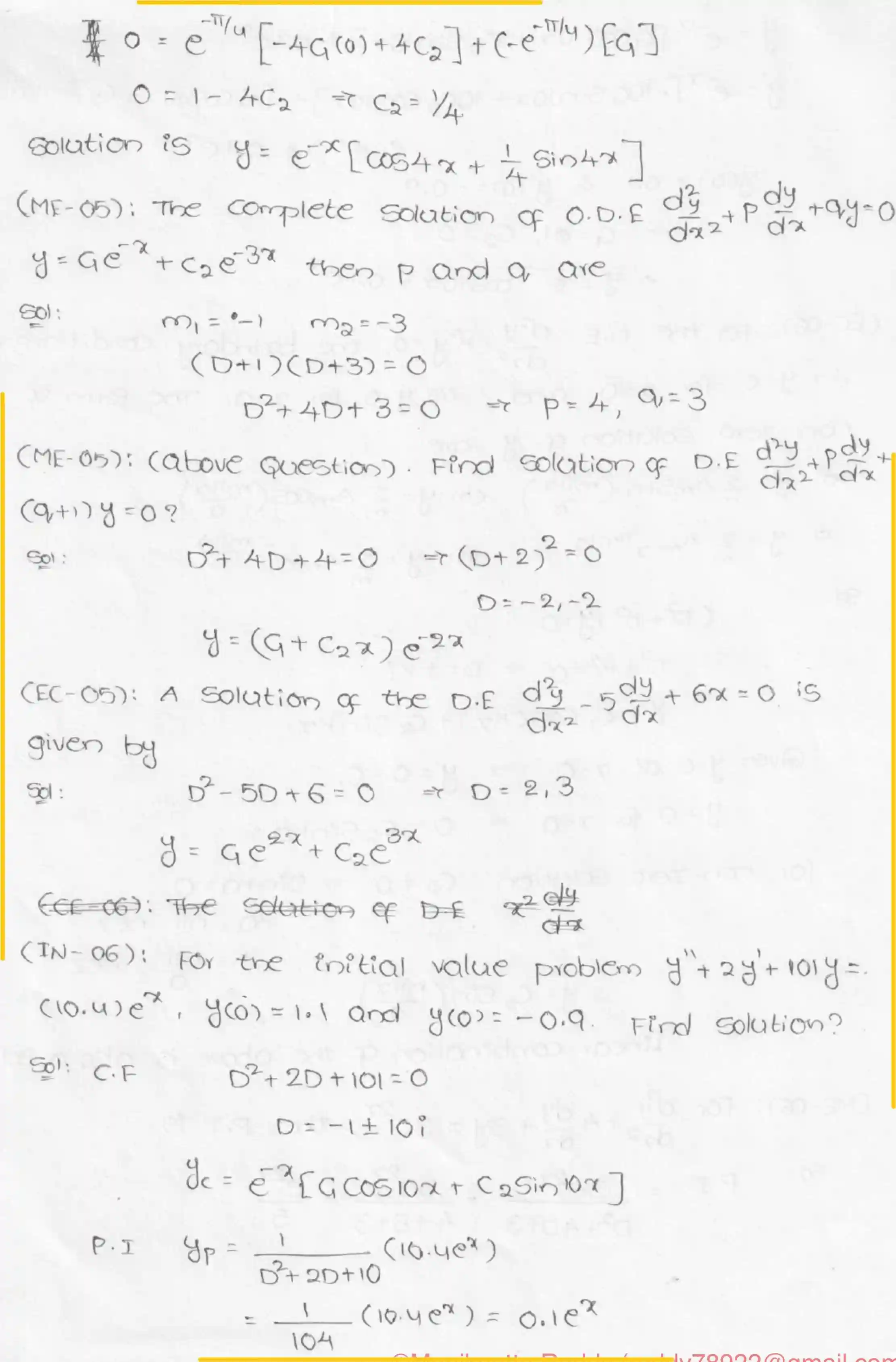 Page 36 of Differential Equations