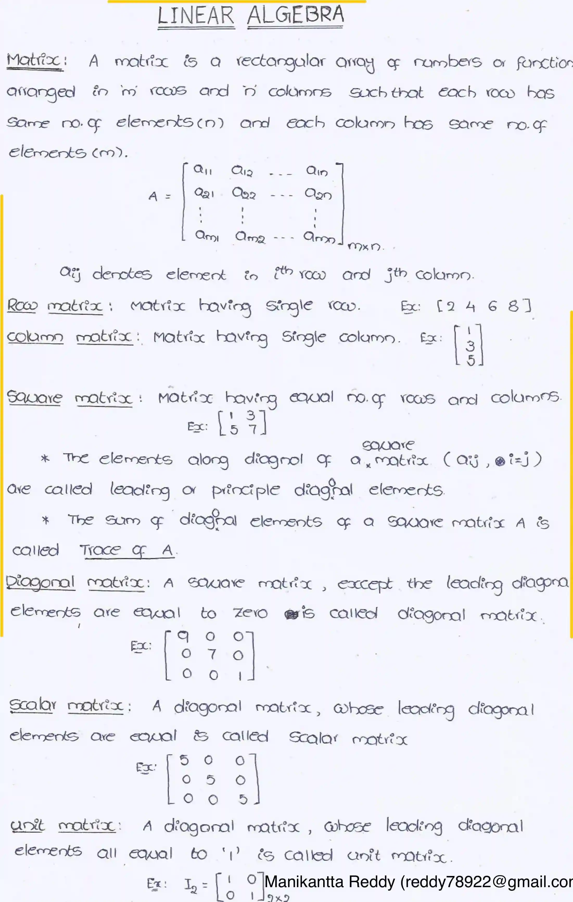 Page 8 of Linear Alagebra