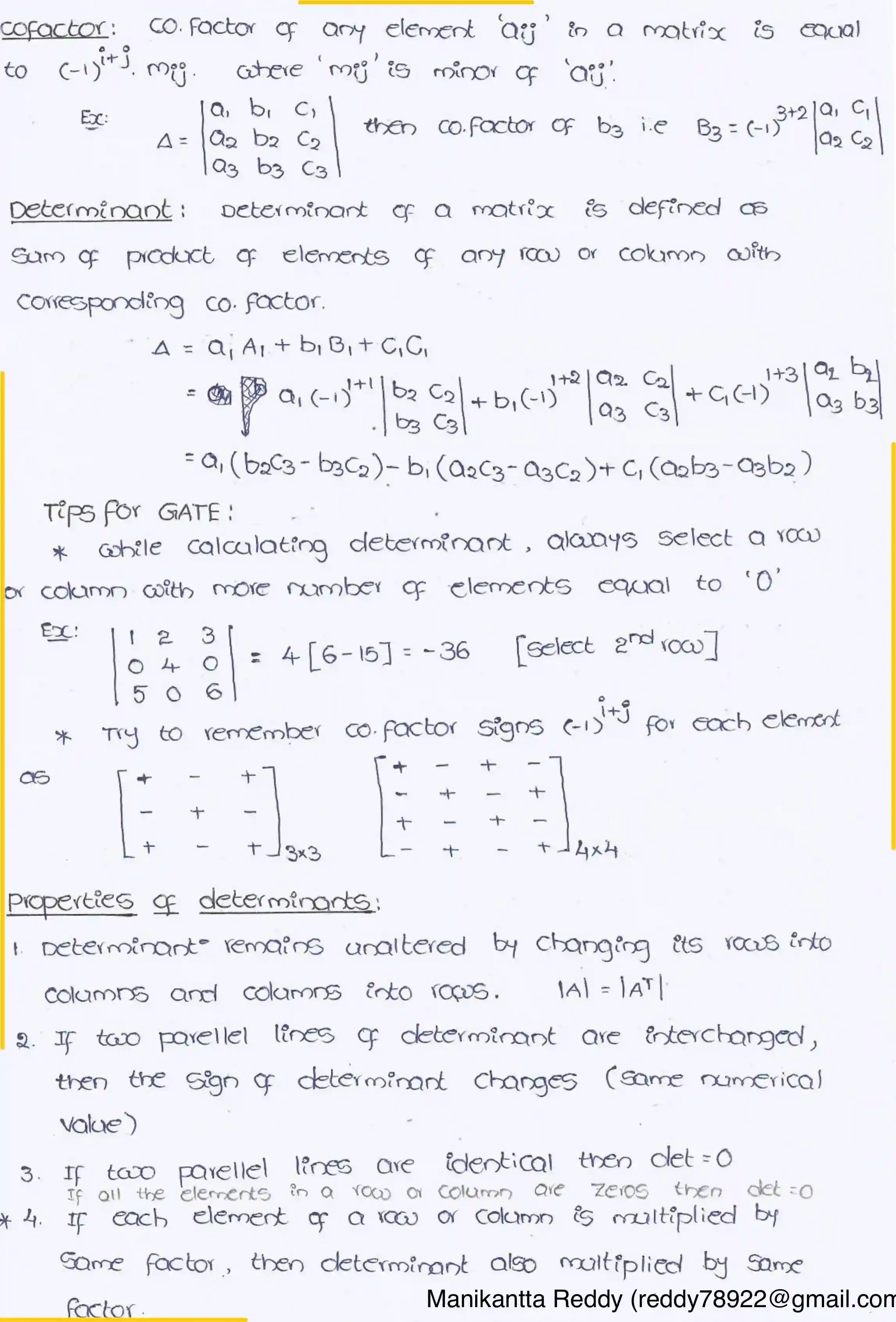 Page 11 of Linear Alagebra