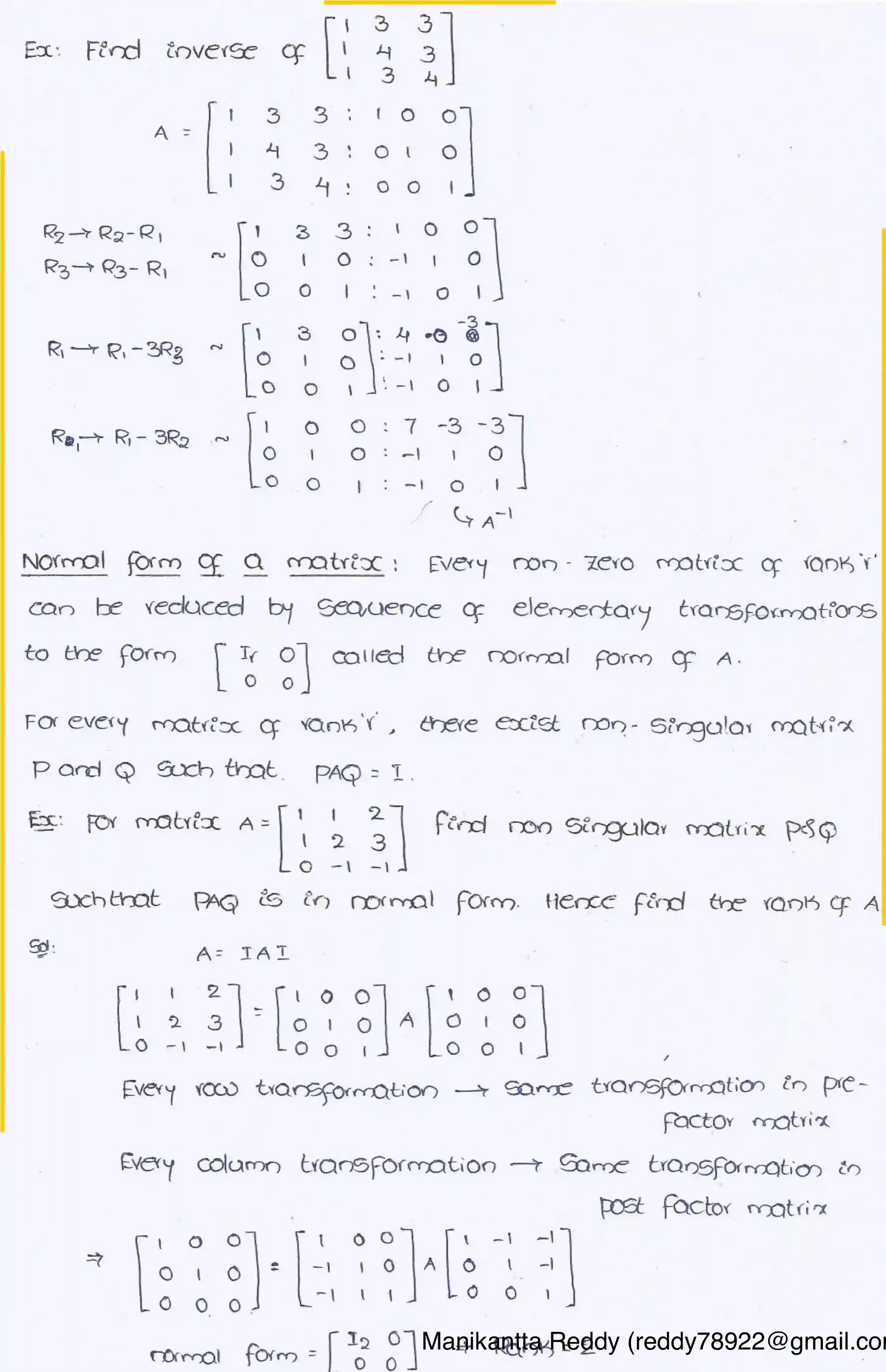 Page 20 of Linear Alagebra