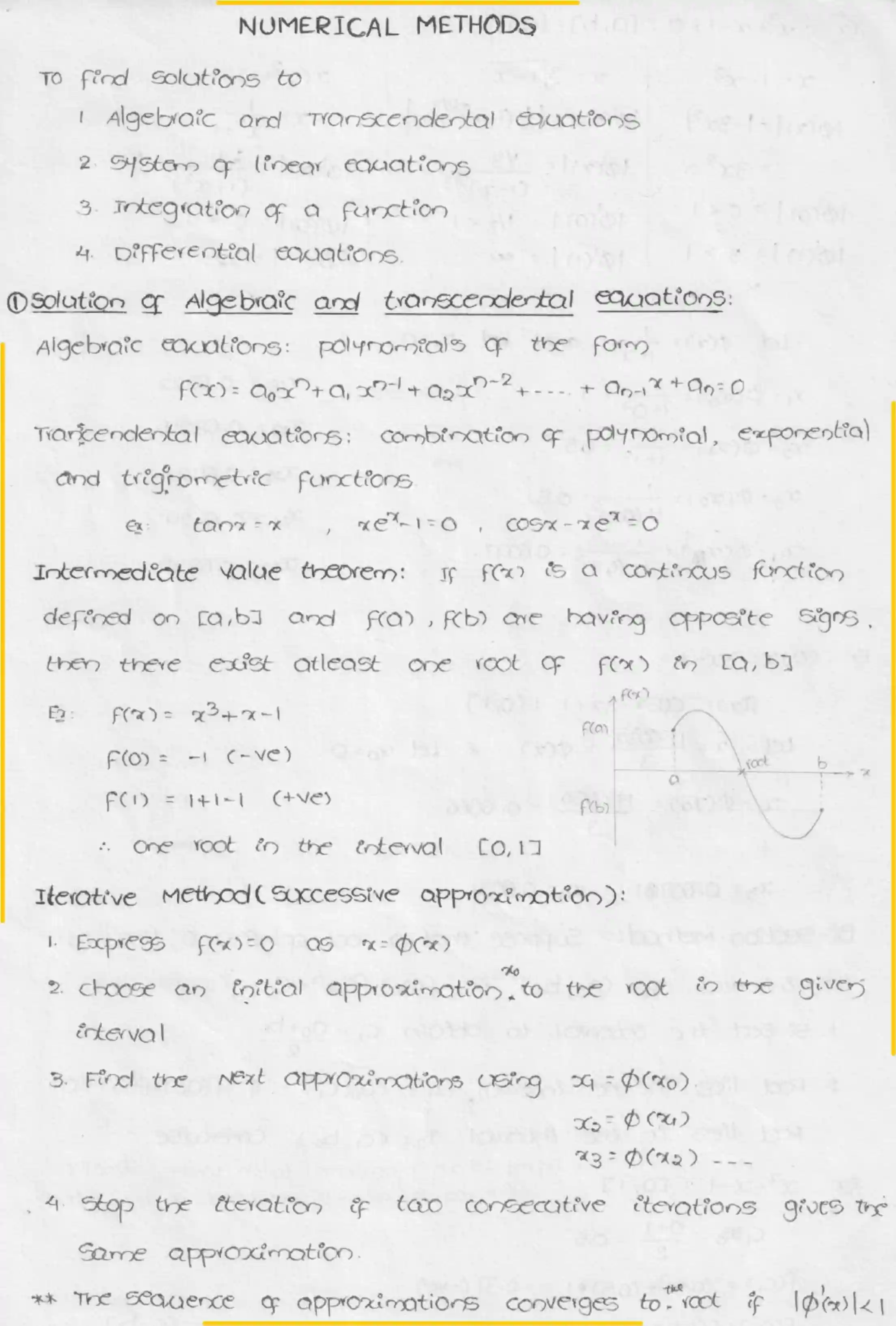 Page 2 of Numerical Methods