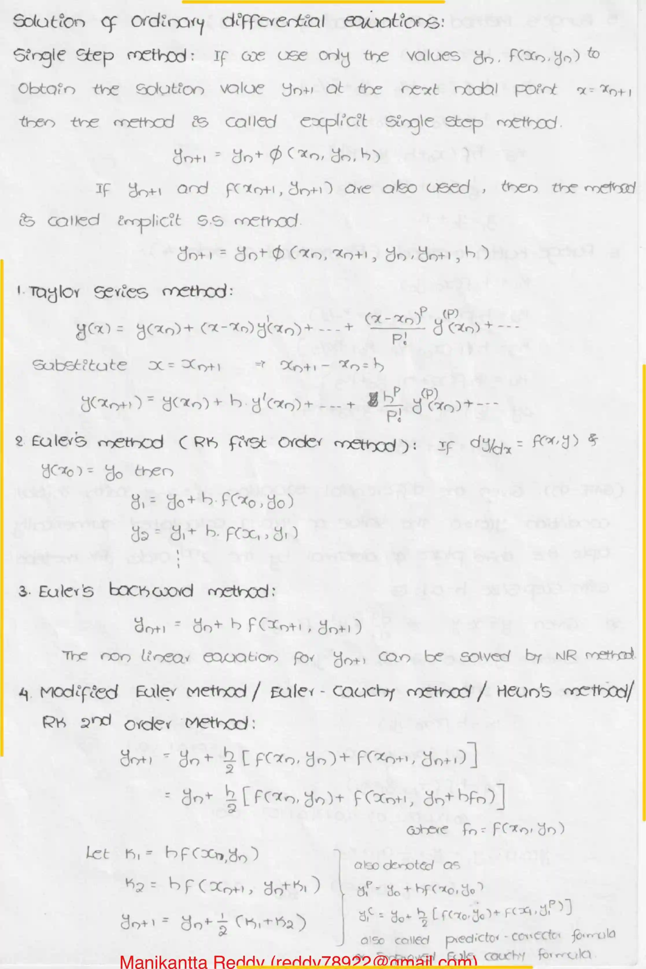 Page 14 of Numerical Methods