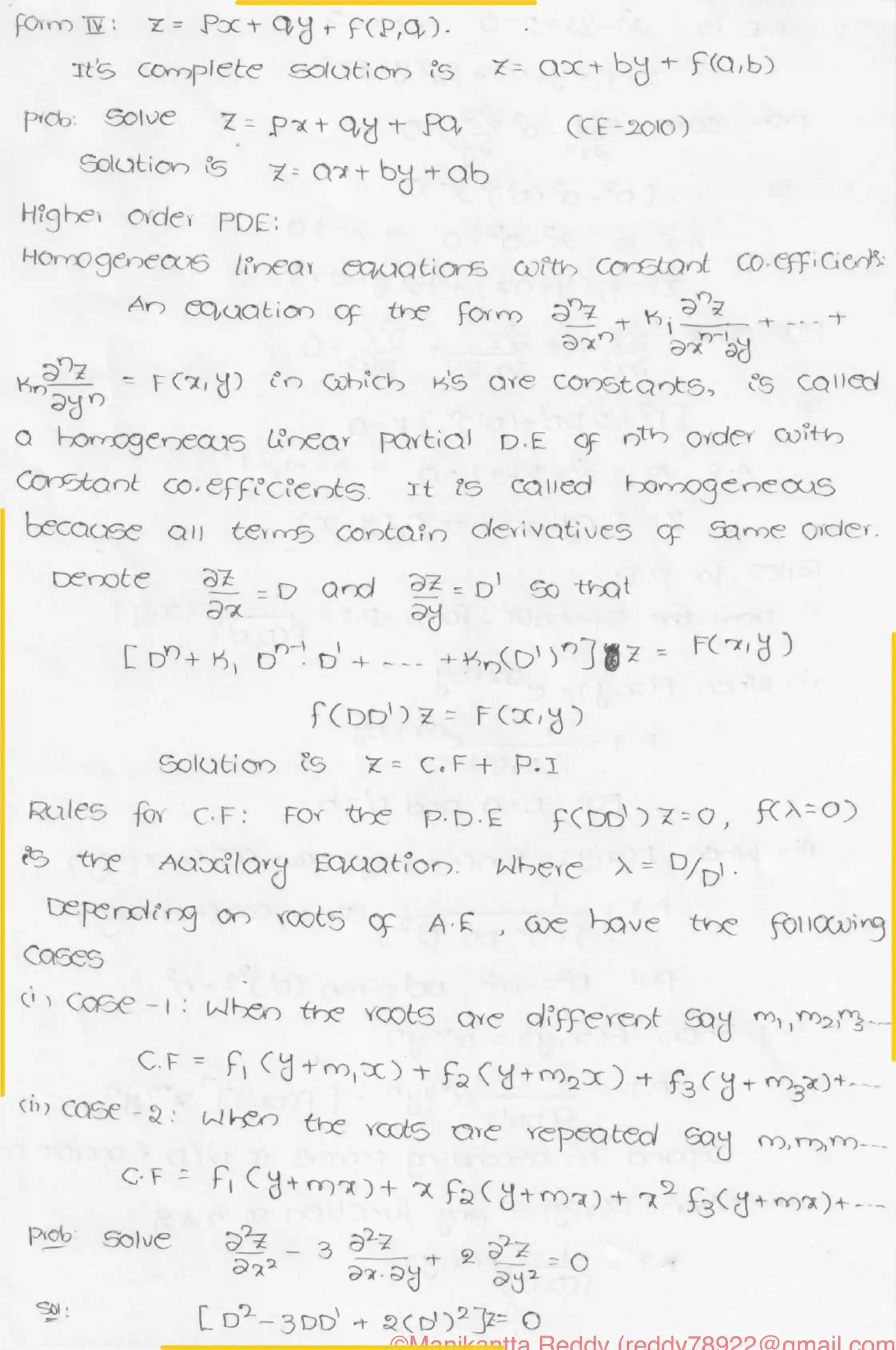 Page 5 of Partial Differential Equations