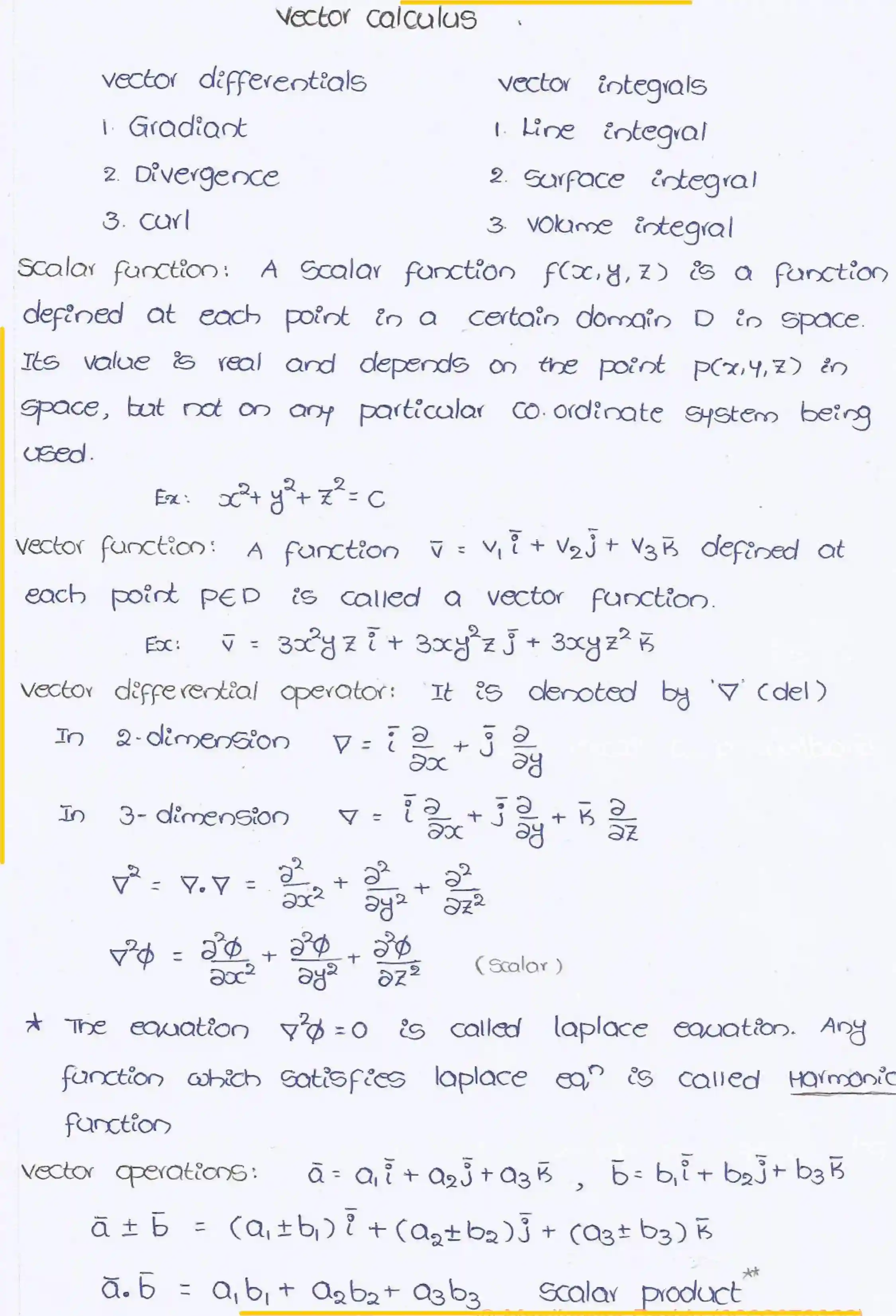 Page 2 of Vector Calculus
